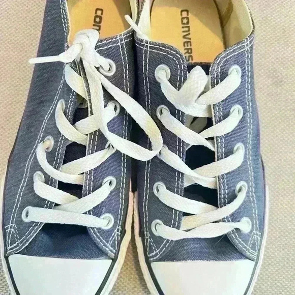 Navy Blue Converse - Picture 4 of 6